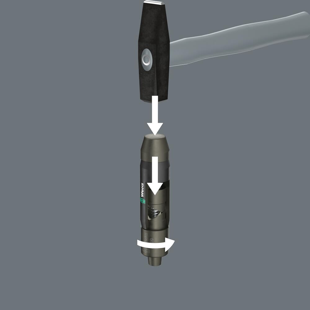 Wera 05072018001 2090/16 Impaktor Schlagschraubendreher Set 1, metrisch, 3/8", 16-teilig