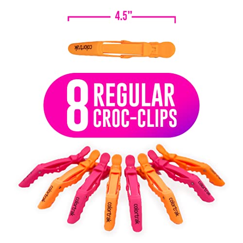 Colortrak Croc Clip Bucket, 12 Clásicas Pinzas para Cabello miniatura 3