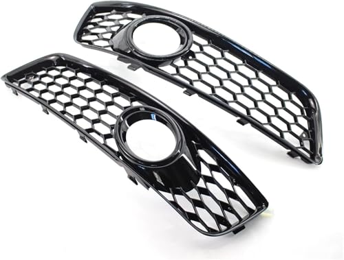 Grille de calandre A3 8P rénovation carrosserie en nid d'abeille noir pare-chocs avant