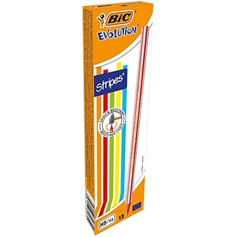 BIC Evolution Colourful Graphite Pencils - Box of 12 Cover
