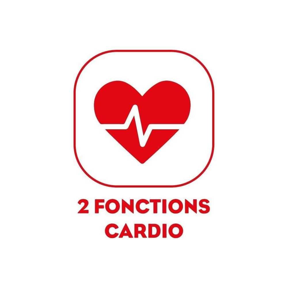 Little Balance Cardio Connect 4 Classic Impédancemètre, Verre trempé, Blanc