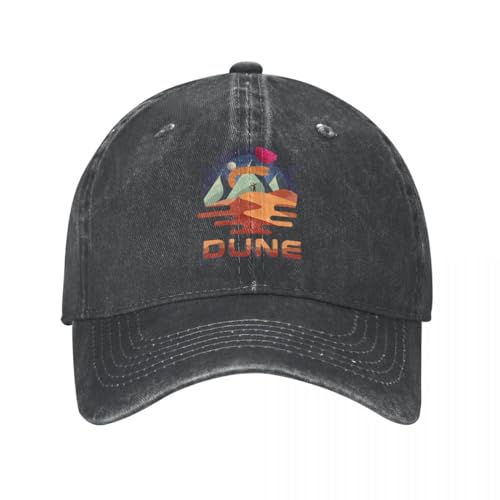 Sombreado al aire libre Gorra running unisex Dune Vintage Retro Movie Graphic Gorras béisbol Arrakis Sandworm Gorras algodón desgastado Sombrero Outdoor Running Golf Sombreros regalos personalizados