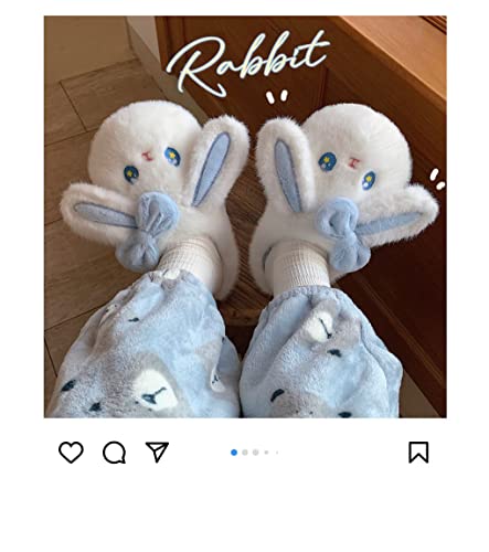 Bunny Slipper Fluffy Slippers for Women Animal Slippers Frog Slippers Fuzzy Slippers Kawaii Stuff Pantuflas2