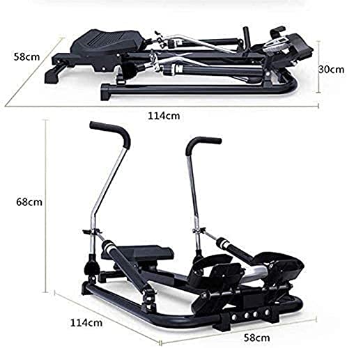 Image of Equipment Home Gym Multi-Function Rowing Machine 6 Level Adjustable Resistance 120Kg Max Weight Exercise Fitness Machine Indoor Household Fo