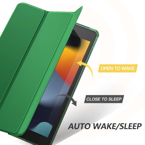 Image of Moko Smart Case for iPad 9th / 8th / 7th Gen Case 10.2 Inch, Forest Green