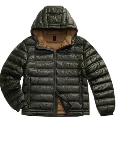 GIUBBINO Blauer giubbetto termosaldato con cappuccio Charles VERDE Tg L