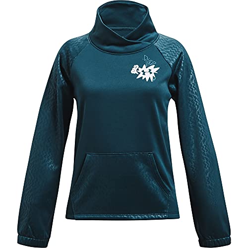 T-shirt sport fille Under Armour Armour Fleece bleu thermique Youth Large L