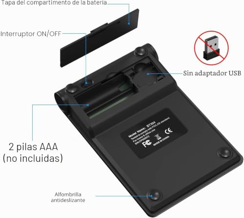 Miniatura 7 de Cimetech Teclado Numérico Bluetooth, 22-Teclas Teclado Numérico Inalámbrico Portátil De Contabilidad Financiera, Extensiones De Teclado Compatibles Con El Ordenador Portátil Sobremesa