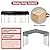 NUGRIART Metal Carport 13 x 20 FT with Heavy Duty Metal Frame & Galvanized Steel Roof, Metal Car Garage, Sturdy Canopy Shelter for Car, Truck, Pickup, SUV, Tractor, and Boat