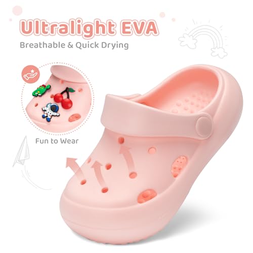 toddler classic clogs skin-friendly comfy lightweight boys girls slip on water shoes