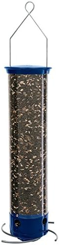 Droll Yankees 21964205201 787461785928 Squirrel Proof Bird Feeder, Yankee Whipper, 28-Inch, 4 P, Evening Blue