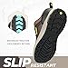 Imagen de FitVille Zapatos de Senderismo Extra Anchos Zapatillas de Deporte Ligeros para Hombres Zapatos Impermeables para Exteriores con Soporte para Arco Alivia el Dolor en el Talón 42 EU Ancho