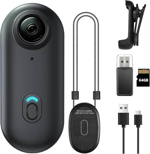 Mini cámara portátil 1080P para seguridad, vlogging y uso corporal de viaje