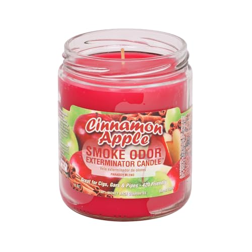 Smoke Odor Exterminator Candle Cinnamon Apple 13oz