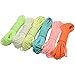 FerDIM Glow Paracord Rope 550, Reflective Parachute Cord 9 Strand 4mm Diameter Outdoor Survival Rope Glow in The Dark 100% Nylon 25ft 50ft 100ft 200ft Multi Color