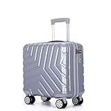 Campfun Hardcase luggage 16-In, Carry-on luggage with Universal Spinner Silent Wheels and TSA Lock,