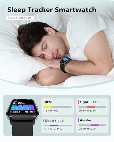 Wmk IDW19 Smart Watch For Women Men Android & Iphone Compatible, Fitness Watch Bluetooth Call & Receive Text, 1.8 Inch Smartwatch thumb #4