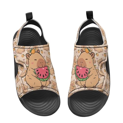 Capybara Slippers for Kids Hiking Sandals Closed Toe Summer Beach Slides for Girls Gifts Beach Vacation Essential2