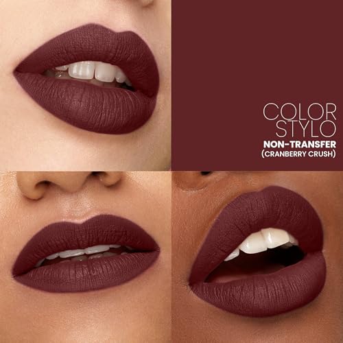 Image of Seven Seas Color Stylo NonTransfer Matte Crayon Lipstick Matte Finish | Waterproof | Long Lasting Stay Up to 24 hours (Cranberry Crush)