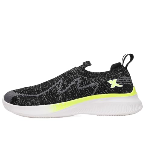 Image of XTEP Running Shoes for Women Breathable Knitted Pull On Sports Walking Shoes Lightweight Casual Sneakers