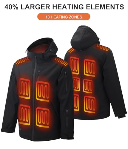 Befamali Heated Jacket For Men With 7.4V/16,000Mah Battery Pack Included thumb #2