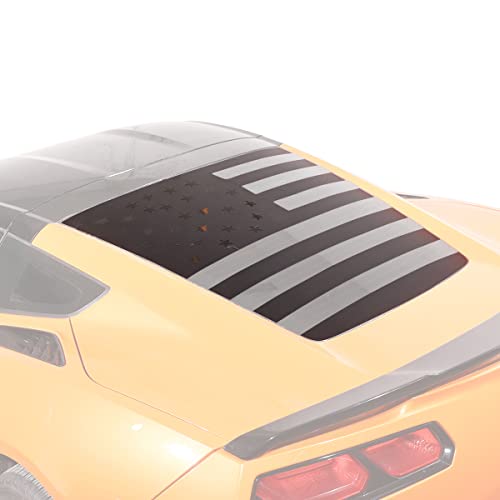 Autocollant vinyle toit de voiture pour réduire chaleur vitre arrière Corvette C7