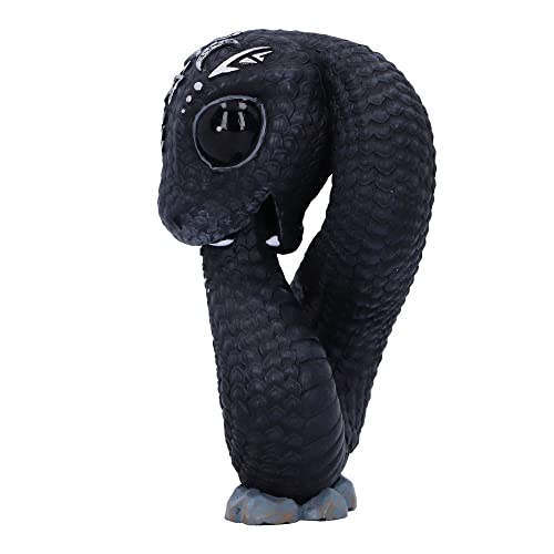 Nemesis Now Cult Cuties Ouroboros Snake 9.6cm, Resin, Black, Ouroboros Occult Snake Figurine, Scarily Adorable Snake Figurine - Image 3