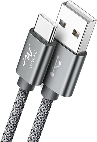 Wayona USB Type C Fast Charging 2M/6FT Long Type C Cable 3A QC 3....