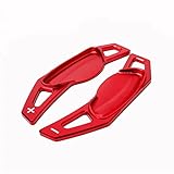 Design: Die Schaltwippenabdeckung des Autolenkrads besteht aus strapazierfähigen Materialien, das Material ist stark und langlebig, die Metallstruktur fügt ein Gefühl von Bewegung hinzu und die Farben sind hell, was die Qualität des Autos verbessert.