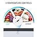 Commercial Cool Upright Freezer, Stand Up Freezer 6 Cu Ft with Reversible Door, Black
