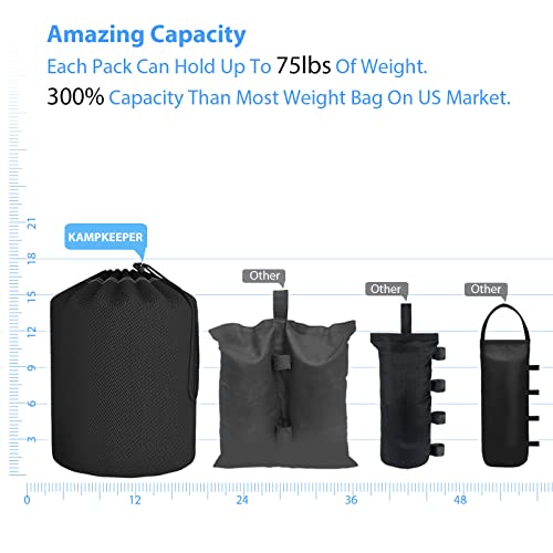 Image of KAMPKEEPER Side Tent,1 /2 Person Camping Tent for 10' x 10' Pop Up Canopy