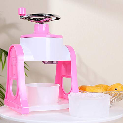 image for Koudehua Household Mini Easy Ice Shaver Crusher Handheld Snow Manual C