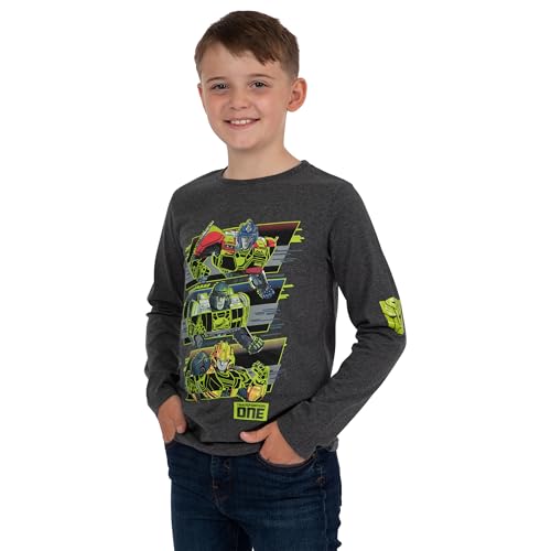 Transformers Shirt | Megatron, Bumblebee and Optimus Prime Shirt | Boys Long Sleeve T-Shirt | Sizes 4 to 103