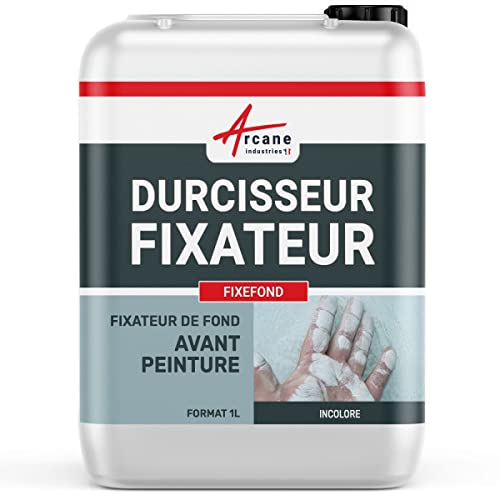 ARCANE INDUSTRIES Durcisseur, fixateur, Avant Peinture pour Fonds, poreux, farinants, friables : Fixefond - 1 L