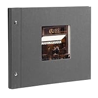 📸 Goldbuch Bella Vista Álbum De Fotos Gris Arena – 40 Páginas Negras Con Separadores (39x31 Cm, Ampliable)