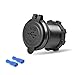 Rydonair Aluminum 4.2A Dual USB Charger Socket Power Outlet 2.1A & 2.1A for Marine, Boat, Car, Golf Cart, RV,UTV, ATV, etc (Non Illuminated)