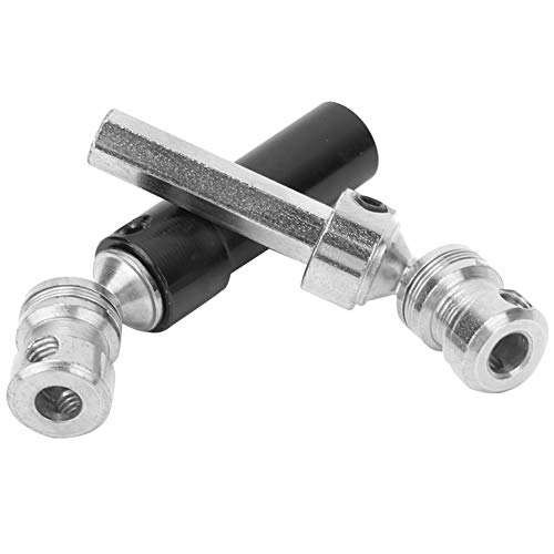 1/12 CVD Rear Drive Shaft Metal Vehicle Parts Compatible with WLtoys 12428 12423 RC Model Car Accessory (Black)