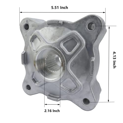 Stabsoli Wheel Hub, Wheel Stud And Bearing Service Repair Kit Front Left Right For Polaris Rzr 570, Rzr 800, Rzr S 800 Replaces 5137219 3514699 7518654 #TOP1