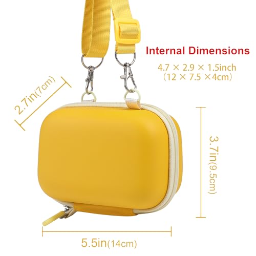 Funda para cámara digital Leayjeen compatible con Panasonic LUMIX Yellow miniatura 2