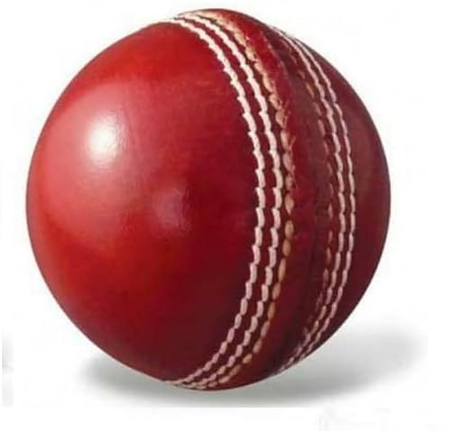 Cricket Leather Ball - Pack of 1 (Red) (B0DC7RGB25) Amazon Price History, Amazon Price Tracker