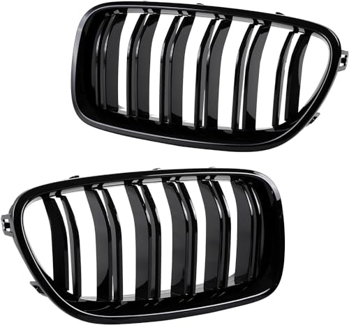 Calandre avant double barre noire E92 E93 pour remplacer grilles usées - 5