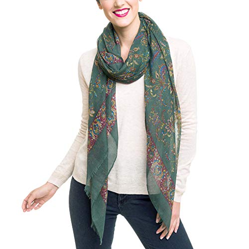 MIMOSITO Scarfs for Women Lightweight Floral Flower Fashion Wrap Shawl for Fall Winter2