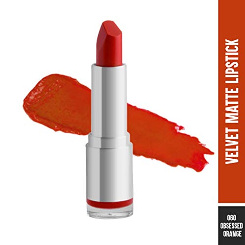 Image of Colorbar Velvet Matte Lipstick, Obsessed Orange, 4.2g