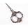 Yueton Vintage European Style Plum Blossom Needlework Embroidery Scissors (Copper)
