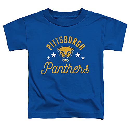 University of Pittsburgh Official Panthers Unisex Toddler T Shirt,Royal Blue, 2