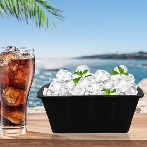 Molde de silicona grande para cubitos de hielo con tapa 3L miniatura 4