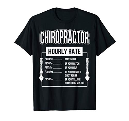 Chiropractic Spine Treatment Rate Spinal Chiropractor T-Shirt