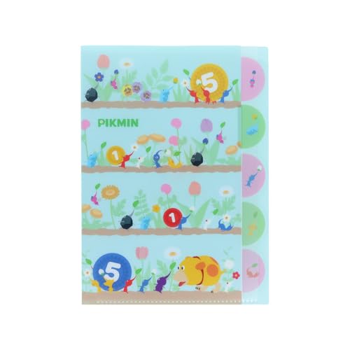 サンスター文具(Sun-Star Stationery) ピクミン 任天堂 グッズ クリアファイル A4サイズ ダイカット 5ポケット はこぶ S2174260