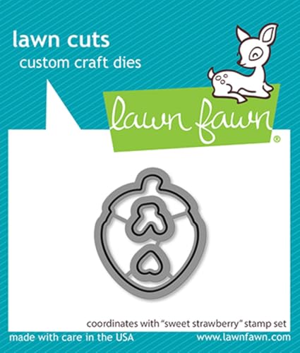 Lawn Fawn LF3603 Sweet Strawberry Lawn Cuts Dies