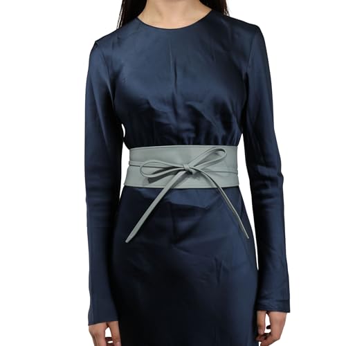 Image of FASHIONGEN - Woman Italian leather Obi belt, CASSIANE